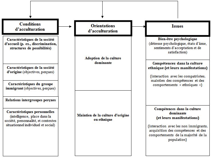 Cadre de l’acculturation